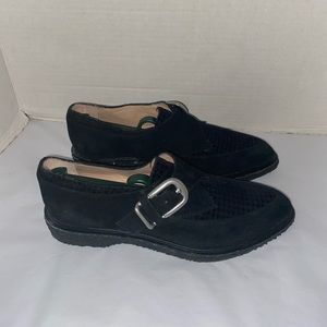 Belle Black Leather Shoes Sz Women’s 7.5